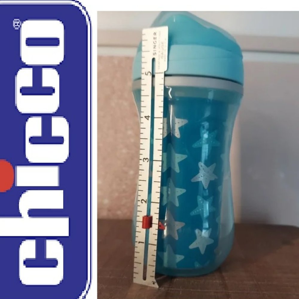 🎁 10/25 sale- Chicco sippy cup, NWOT, blue stars